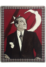 Atatürk Halı Dokuması Portresi